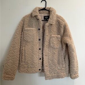 UGG Quilted Sherpa Jacket - Beige